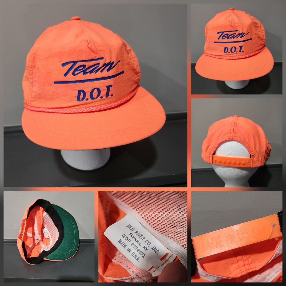 VTG 80s? Team D.O.T. DOT Dealer Opel Team Motorsport Racing Snapback Hat Cap USA